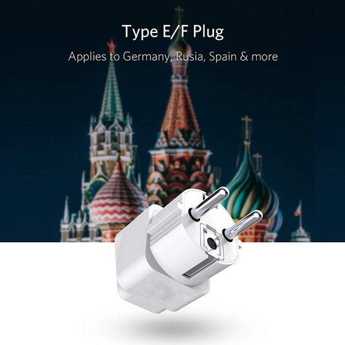 Germany schuko Converter Plug Multi Country Input Travel Adaptor - GADGET WAGON Audio & Video Cables , Connectors