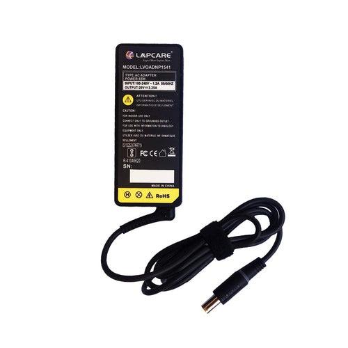 lapcare adapter (20v/3.25a) for ibm thinkpad r60 r61 t60 t61 z60 z61- Black - GADGET WAGON LAPTOP ADAPTER