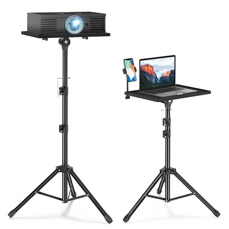 Laptop & Projector Tripod Floor Stand Adjustable Height 2- 4 feet - GADGET WAGON