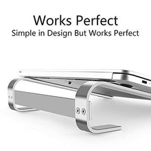 Laptop Riser Stand 14 13.3 13 15.6 17 inch Aluminium , Ergonomic - GADGET WAGON Laptop Risers & Stands