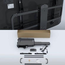 LED TV Motorised Tv Trolley Alumunium 75 85 Inches Interactive panel Cart NB TW85 - GADGET WAGON TV CARTS