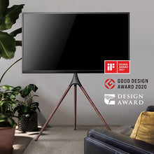 Lumi 45 to 65 inch Tv Floor Easel Studio Stand Decorative FS12-46F - GADGET WAGON Entertainment Centers & TV Stands