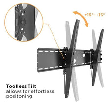 Lumi 60 to 100 inches Tilt Tv Wall Mount Large Heavy duty Strong LPA37-810T - GADGET WAGON TV Wall & Ceiling Mounts