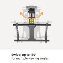 LUMI Motorised Flip Down TV Ceiling Mount for 32-75 Inch TVs with swivel PLB-M0546S - GADGET WAGON TV Wall & Ceiling Mounts