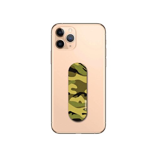 Momostick Finger Grip/Selfie Holder and Mobile Stand for iPhones and Android Smartphones (GREEN CAMO) - GADGET WAGON PHONE_ACCESSORY