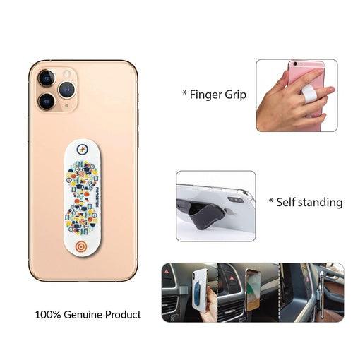 Momostick Finger Grip/Selfie Holder and Mobile Stand for iPhones and Android Smartphones (THINK TANK) - GADGET WAGON PHONE_ACCESSORY