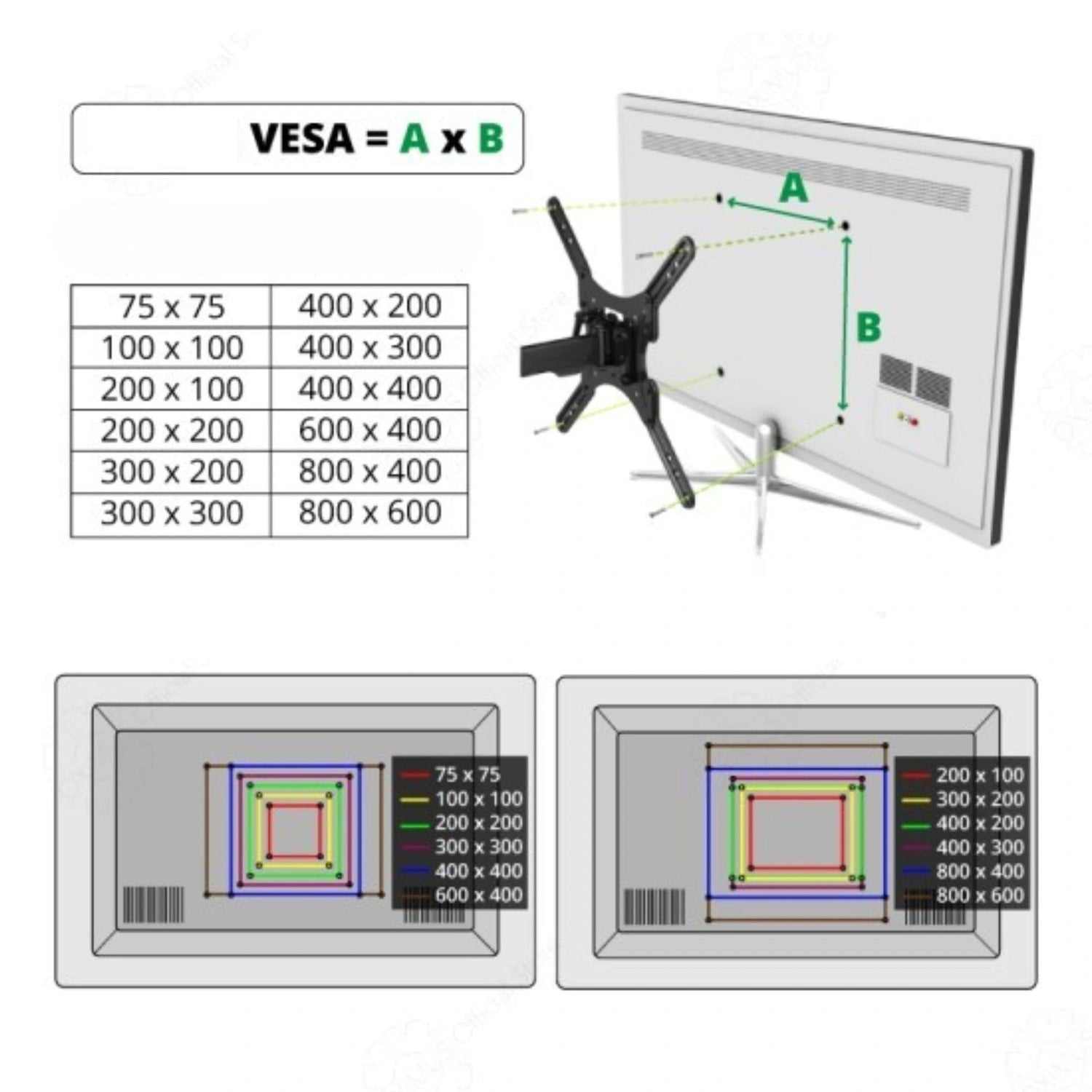 NB 60 to 100 Inch Interactive Display Trolley Stand |White 90.9kg Capacity, VESA 900x600mm P200 - GADGET WAGON TV CARTS