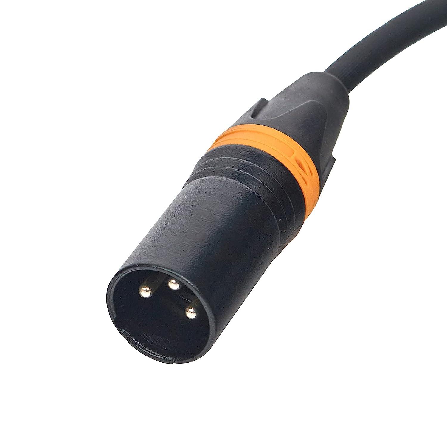 P38 TRS 6.3 mm to XLR Male3 pin 2 meters cable length (Balanced) - GADGET WAGON Audio & Video Cables , Connectors