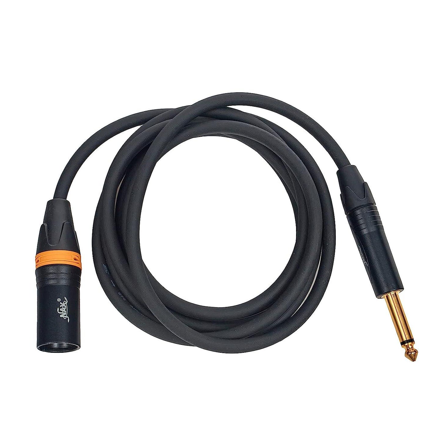 P38 TRS 6.3 mm to XLR Male3 pin 2 meters cable length (Balanced) - GADGET WAGON Audio & Video Cables , Connectors