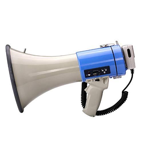 Rechargeable Megaphone 50W with Siren - Loud Speaker 800m Range - GADGET WAGON MEGAPHONE