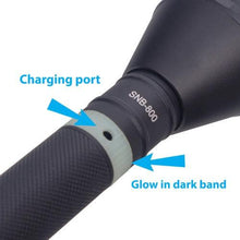 Rechargeable Metal LED Torch | Shock & Corrosion Resistance | for Picnics, Surveillance, Camping & Outdoor Usage - GADGET WAGON Flashlights