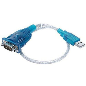 RS232 Serial 9 Pin DB9 to USB Cable Converter Adapter for Printers, Machines and Basic Medical Devices (1.5 m) - GADGET WAGON CABLE_OR_ADAPTER