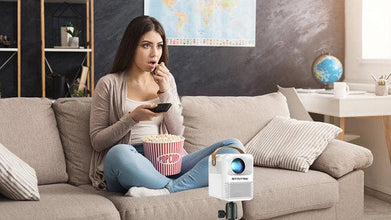 Smart Portable Projector 1080P Rechargeable LCD Android 4K C750 - GADGET WAGON