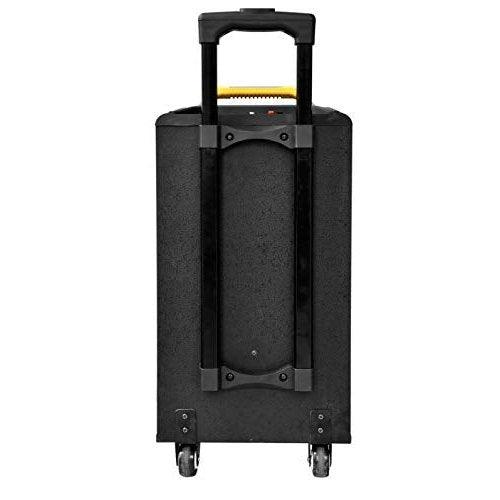 Sonic 12" Trolley Bluetooth Speaker with 2 Wireless Mics | Perfect for Karaoke Parties and Events - GADGET WAGON Trolley Speakers