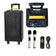 Sonic 12" Trolley Bluetooth Speaker with 2 Wireless Mics | Perfect for Karaoke Parties and Events