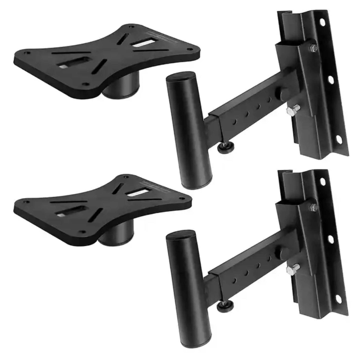 Speaker Wall Mounts with Swivel & Tilt (2 Pack) Universal - GADGET WAGON Speaker Stands & Mounts