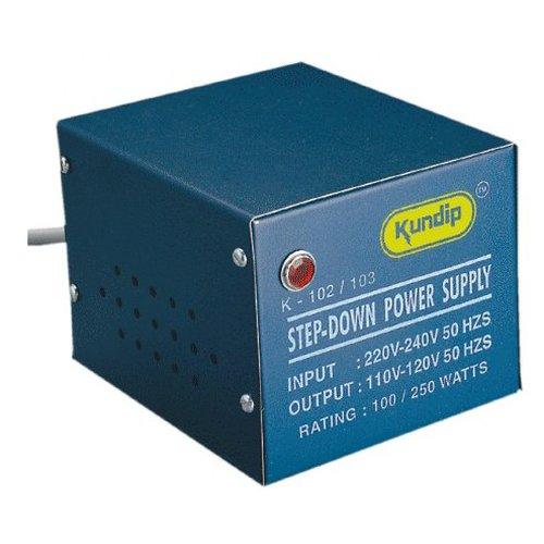 Stepdown Voltage Converter 220 v to 110 v 65 watts 50/60 Hz Universal 2 pin Input Plug - GADGET WAGON Step Down Converters