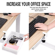 Swivel Cable Management Tray Organizer Under Desk for Office and Home No Drill - GADGET WAGON Desk Arm