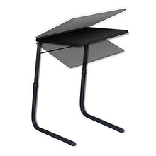 Table Black Strong and Sturdy for Studies, Laptop, Patient Dining, Foldable, Multi Purpose - GADGET WAGON Utility Tables