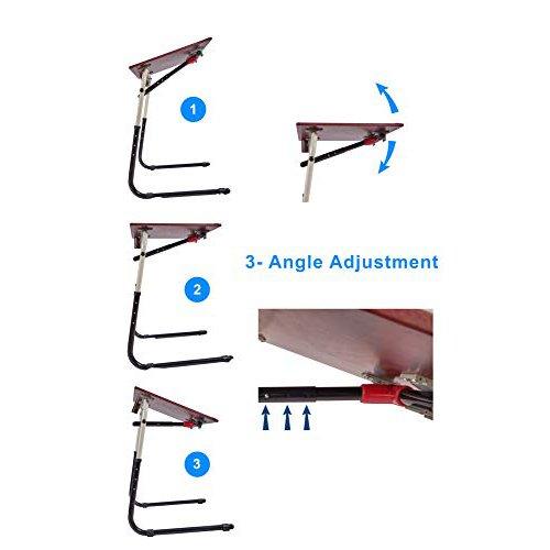 Table Folding Wooden Multipurpose Adjustable Height, Portable, Angle - GADGET WAGON Utility Tables