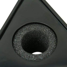 Triangle Mic Flag for Branding - universal, suits all mics, for media, youtubers, television (Black) (MIC NOT INCLUDED) - GADGET WAGON