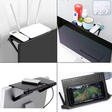 TV Top Shelf 1 Feet Wide for Accessories, Set Top Box, Modem Router - GADGET WAGON Wall Shelves & Ledges