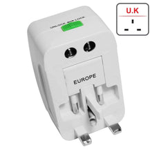 Universal Travel Adaptor with Build in USB Charger Port with 250V, Surge/Spike Protected Electrical Plug White - GADGET WAGON Travel Converters & Adapters
